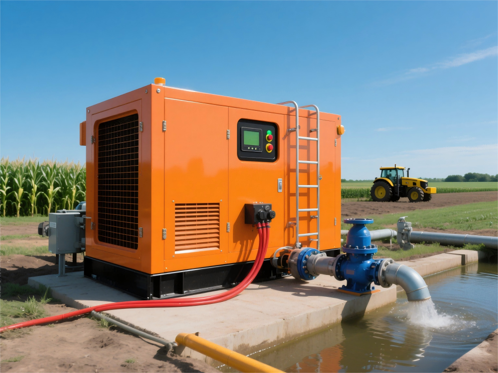 What are the applications of diesel generators in agriculture?